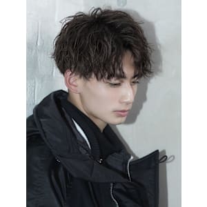 無造作センターパート