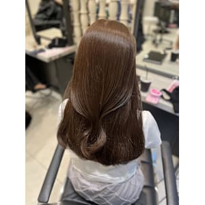 Mako チョコレートカラー　ブリーチなし　透明感カラー