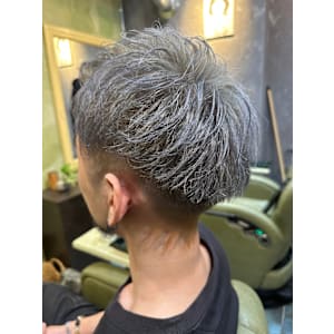 メンズショート　グレイシルバー