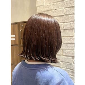 【ヘアジュレドゥ 安江】ぱつっとボブ
