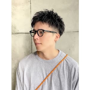 スパイキーショート/清潔感/ショート/ナチュラル/薬院