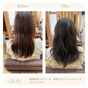 お客様髪質改善データ1830（アッシュグレイ） 