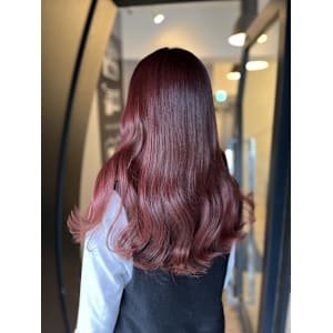 チェリーレッド/ブリーチなし