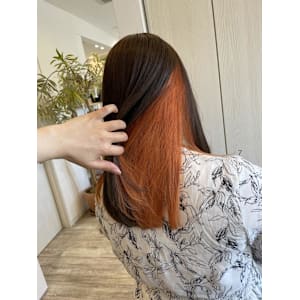 オレンジカラー/インナーカラー/推しカラー - latte atelier【ラテ アトリエ】掲載中