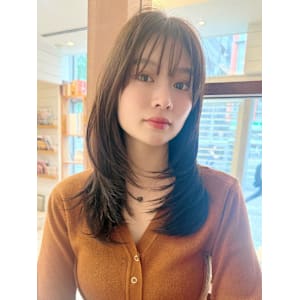 渋谷/チェリーブラウン/大人可愛い/フェザーパーマ/ボブ