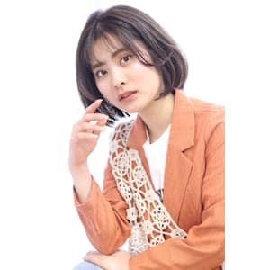 ☆ナチュラルボブ×イルミナカラーブラウンベージュ☆