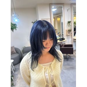 レイヤー/ミディアム/イルミナカラー/透明感カラー/髪質改善