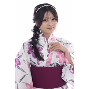 20代/30代/40代/浴衣ヘア/編みおろし