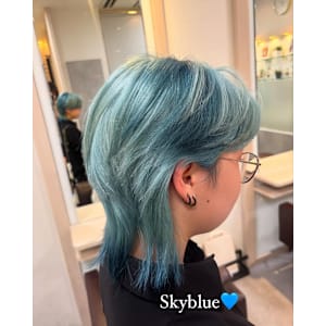 中性ウルフカット/イルミナカラー/髪質改善/川越/川越駅