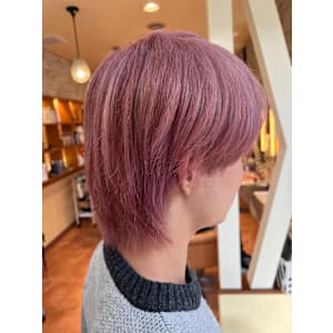 ダブルーカラークリアピンク