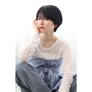 ショート丸みショートマッシュショート20代30代前髪あり