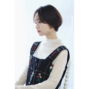 20代/30代/40代 ツヤ感◎丸みショート