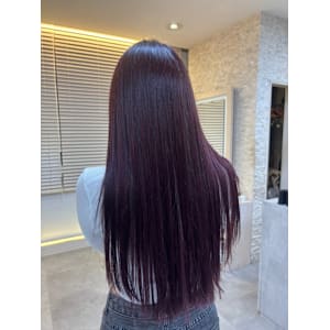 ブリーチ無しピンクブラウン/川越駅/川越