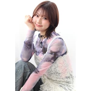 20代30代40代くびれレイヤーボブ/シースルーバング