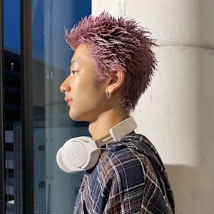 メンズ　スパイキーショート　※ブリーチ有