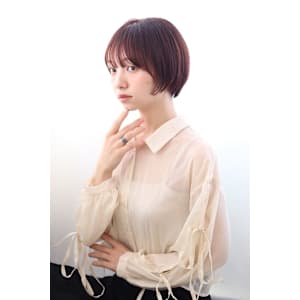 20代30代40代 くびれ丸みショートボブ