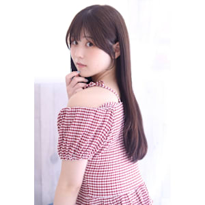 顔周りレイヤー酸熱トリートメントアッシュブラウン20代30代