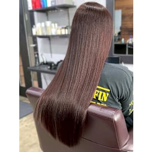 髪質改善トリートメント ストレート チョコレートブラウン