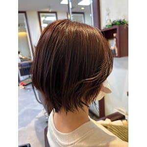 ショートボブ/イルミナカラー/髪質改善/川越/川越駅