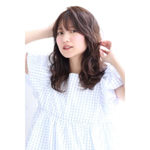 デジタルパーマミディアムチョコブラウン20代30代40代