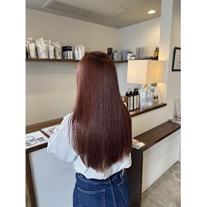 ピンクブラウンカラー