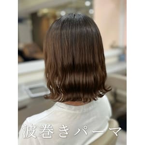 #波巻きパーマ #なみまきパーマ #ボブパーマ 
