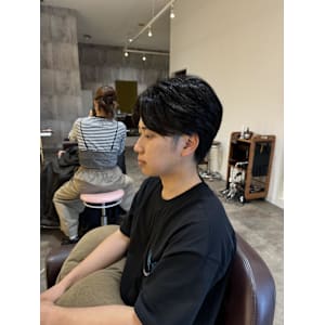 毛流れマッシュ