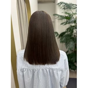  『ROW町田』髪質改善×艶ブラウンカラー