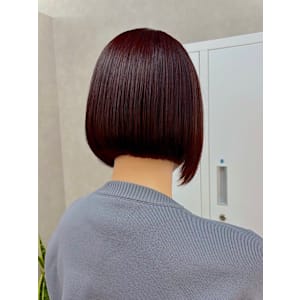 美髪ワンレンボブ×髪質改善トリートメント/札幌大通個室美容室