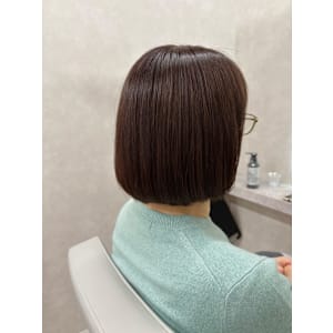 美髪あご下ボブ×髪質改善トリートメント/札幌大通駅個室美容室