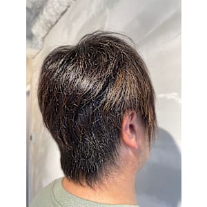 メンズ ポイント縮毛矯正