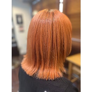 オレンジ切りっぱなしボブ - Van family MEGA ドン・キホーテUNY福井店【ヴァン ファミリー メガ ドンキホーテ　ユニーフクイテン】掲載中
