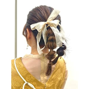 お呼ばれヘアセット