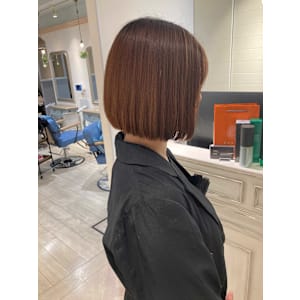 髪質改善×コスメストレートで叶う憧れのアゴ下ボブ