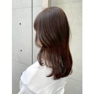 ゆるふわ巻きステップカットグレージュ×髪質改善トリートメント