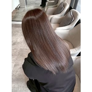 TOKIO縮毛矯正×艶ブラウンイルミナカラー/大通駅個室サロ