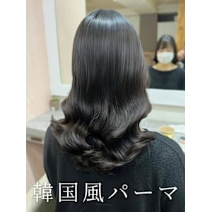 #韓国風パーマ #コテ巻き風パーマ #ロングパーマ #パーマ