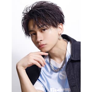 【シャープパーマ】刈り上げ フェザーショート リバースヘア