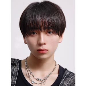 【縮毛矯正】ナチュラル ラウンドマッシュ シースルー