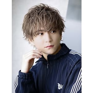 【ラウンドショートウルフ×シャープパーマ】ムーブショート