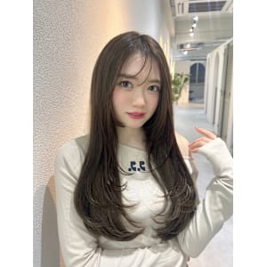 髪質改善毛先レイヤーネビージュグレー*Zina渋谷