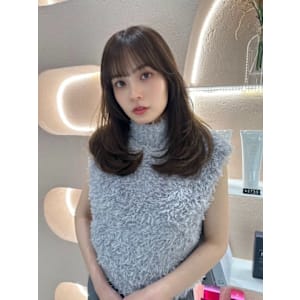 髪質改善柔らか小顔カールレイヤーロング*Zina渋谷