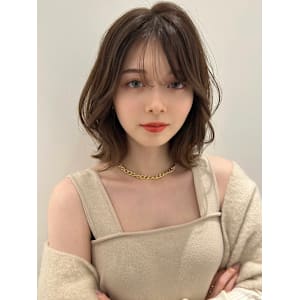 髪質改善外ハネ顔回りレイヤーボブ美髪*Zina渋谷