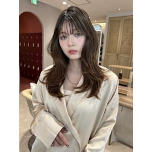 髪質改善＊似合わせ丸顔ロングレイヤーカット＊【Zina