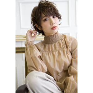 【SOURCE】艶カラー×フェミニンショート