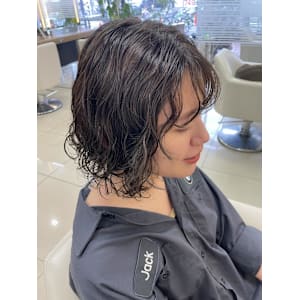 ［風花］Bob nuance perm