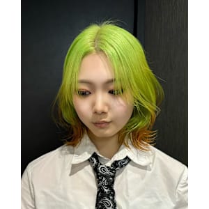 エンドカラー　デザインカラー　ハイトーン　原宿/表参道