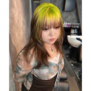 ルーツカラー　デザインカラー　ハイトーン　表参道/原宿 - Null 表参道本店 デザインカラー/ダブルカラー【ヌル】掲載中