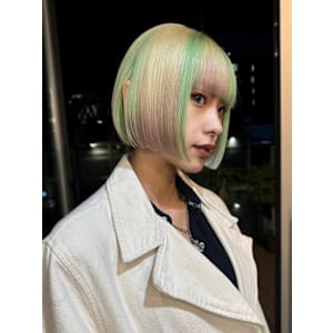 セクションカラー　デザインカラー　ハイトーン　表参道/原宿 - Null 表参道本店 デザインカラー/ダブルカラー【ヌル】掲載中