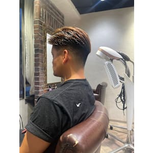 センターパートフェード